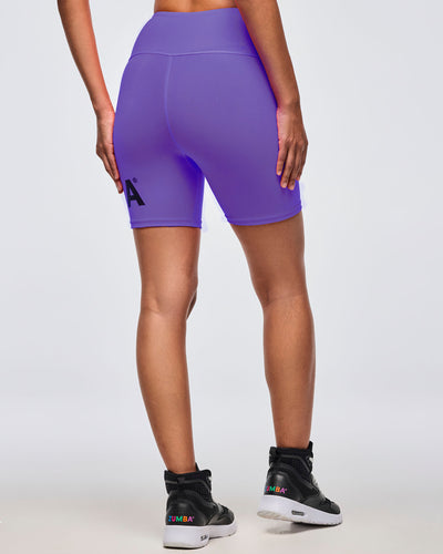 Neon High Waisted Biker Shorts