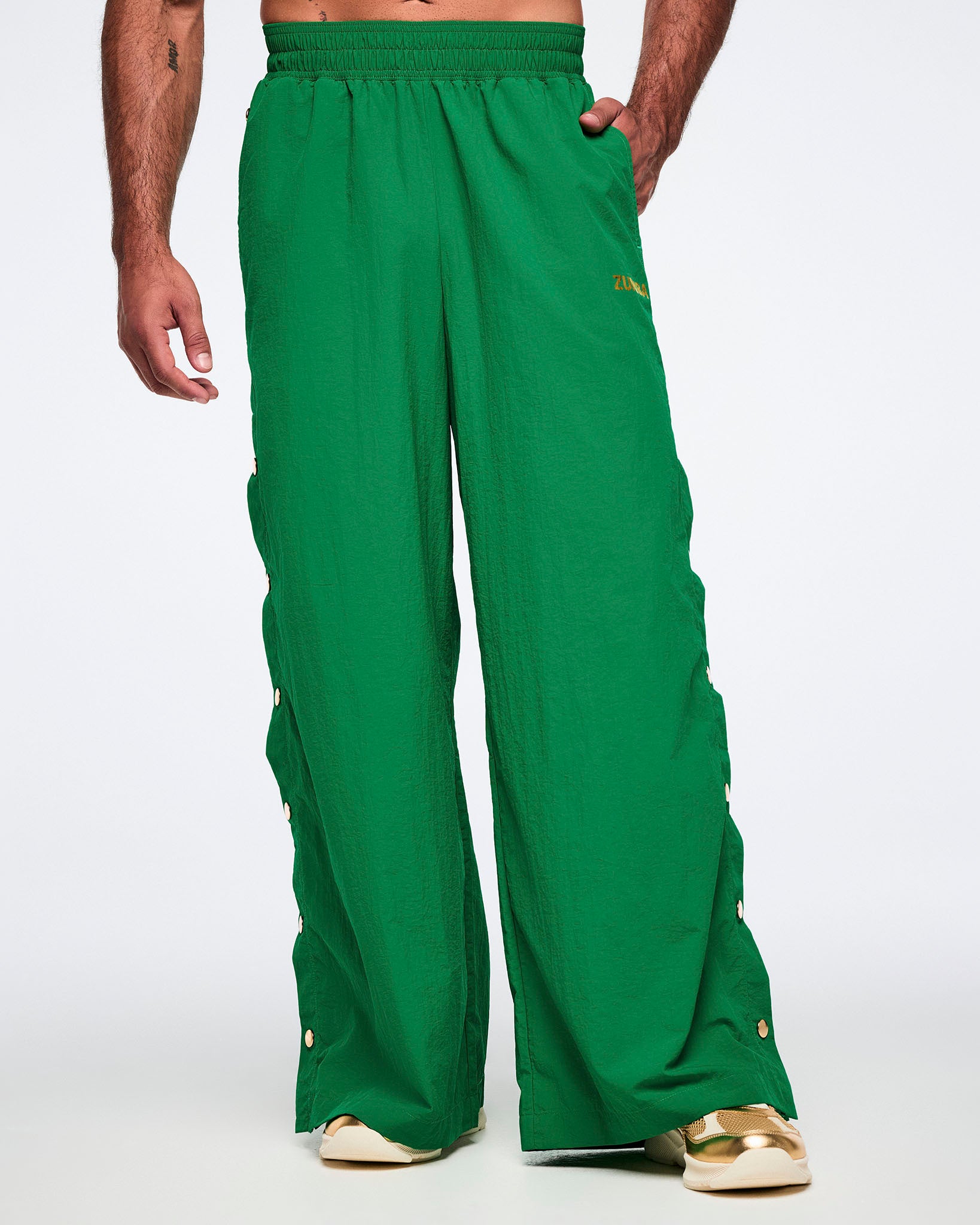 YOSA　ロングスパッツ3L Worldwide Wide Leg Pants With Side Snaps – Zumba Wear | STRONG iD