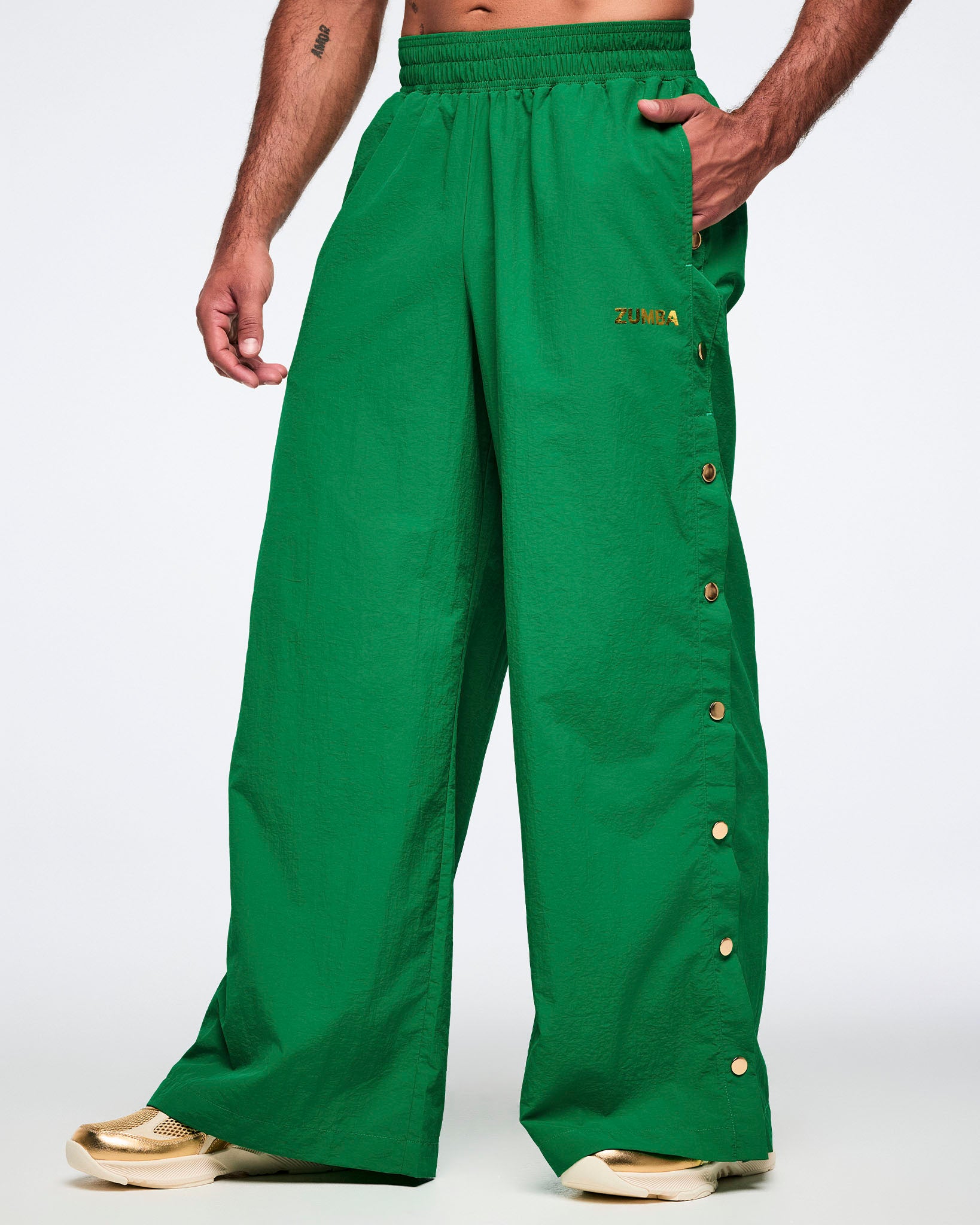Worldwide Wide Leg Pants With Side Snaps – Zumba Wear | STRONG iD