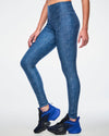 Dale-Z High Waisted Ankle Leggings - Denim