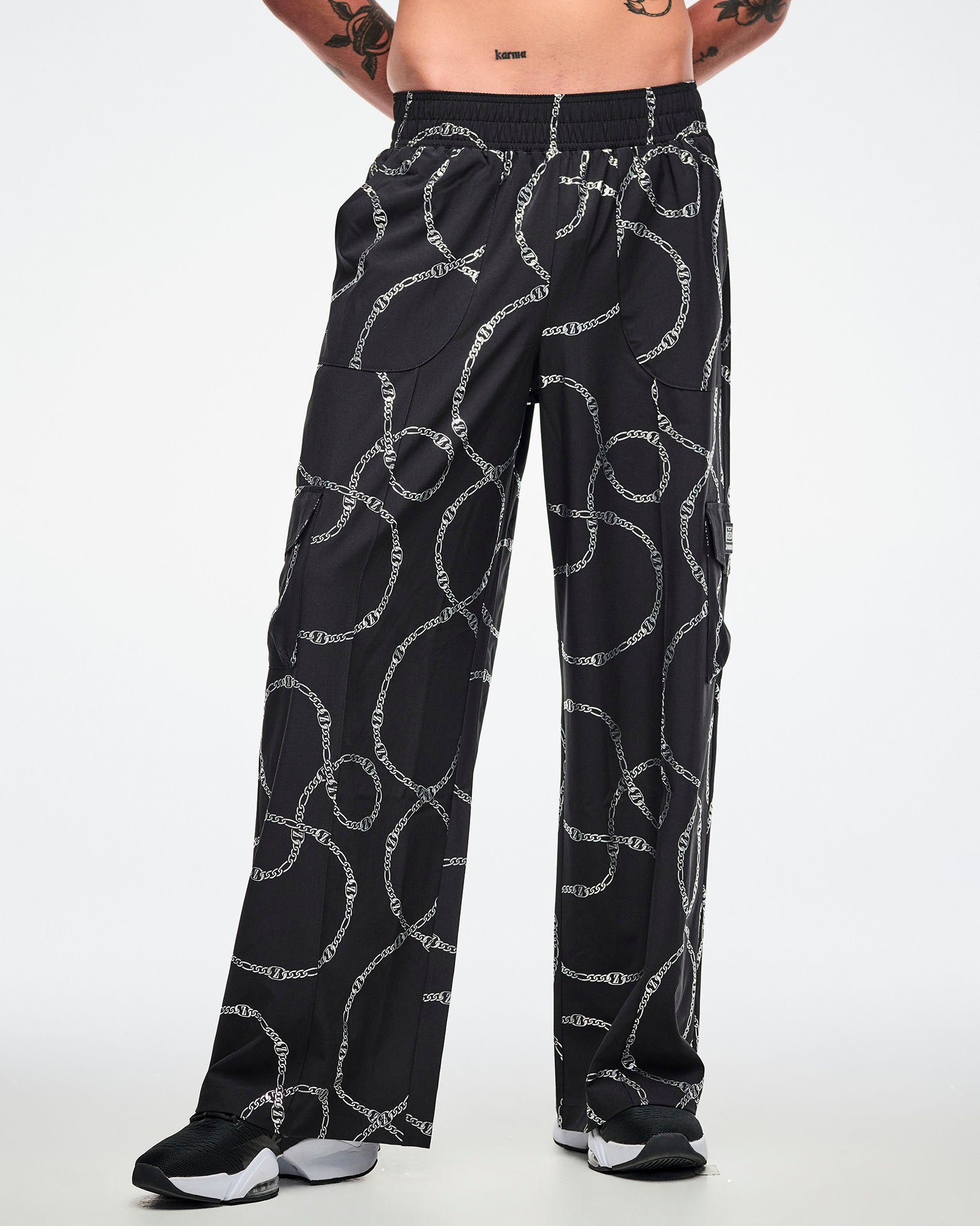 Dale-Z Woven Cargo Pants - Black/Silver – Zumba Wear | STRONG iD