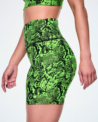 Ultrabright High Waisted Biker Shorts