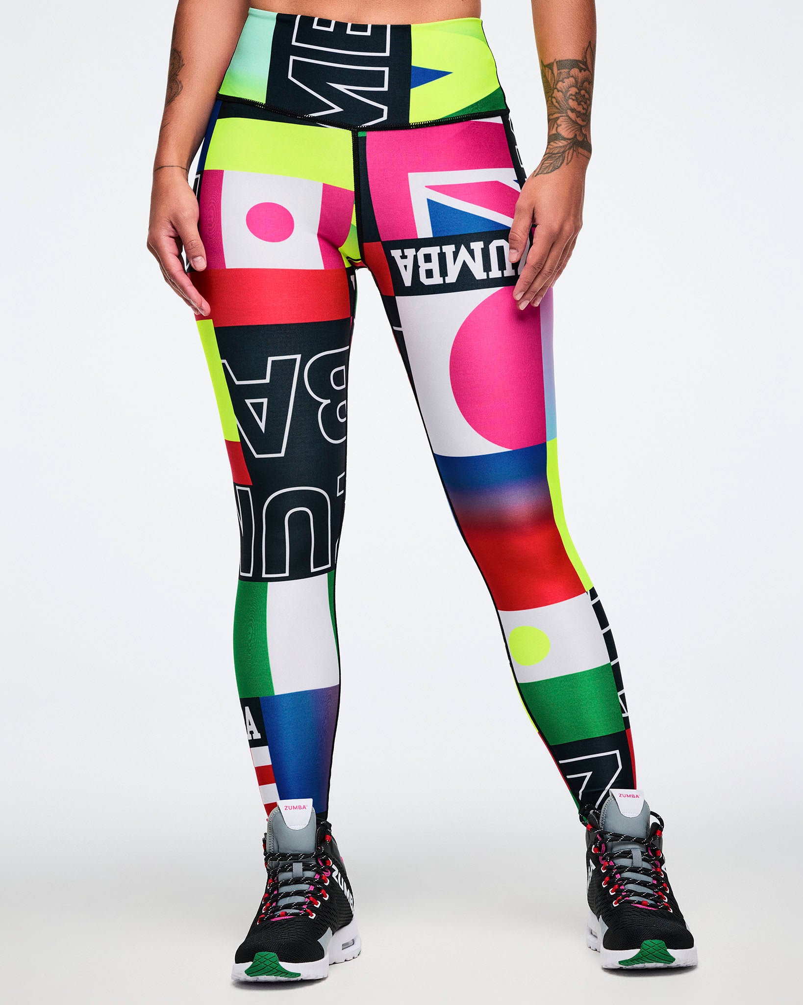 ZUMBA　パンツ Zumba Worldwide High Waisted Ankle Leggings – Zumba Wear | STRONG iD