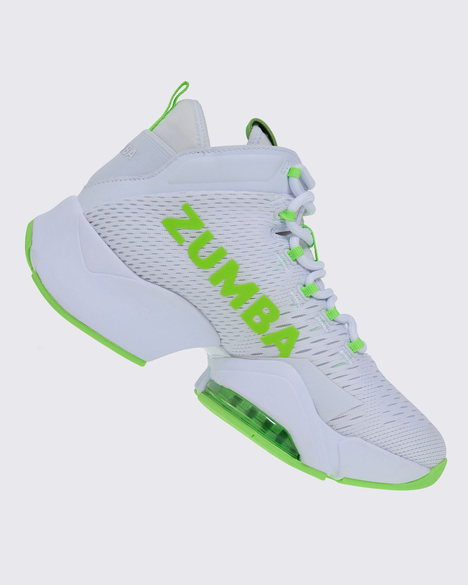 ZUMBAスニ−カ―　24.0 Zumba Air Stomp Funk 2.0 - White/Green – Zumba Wear | STRONG iD