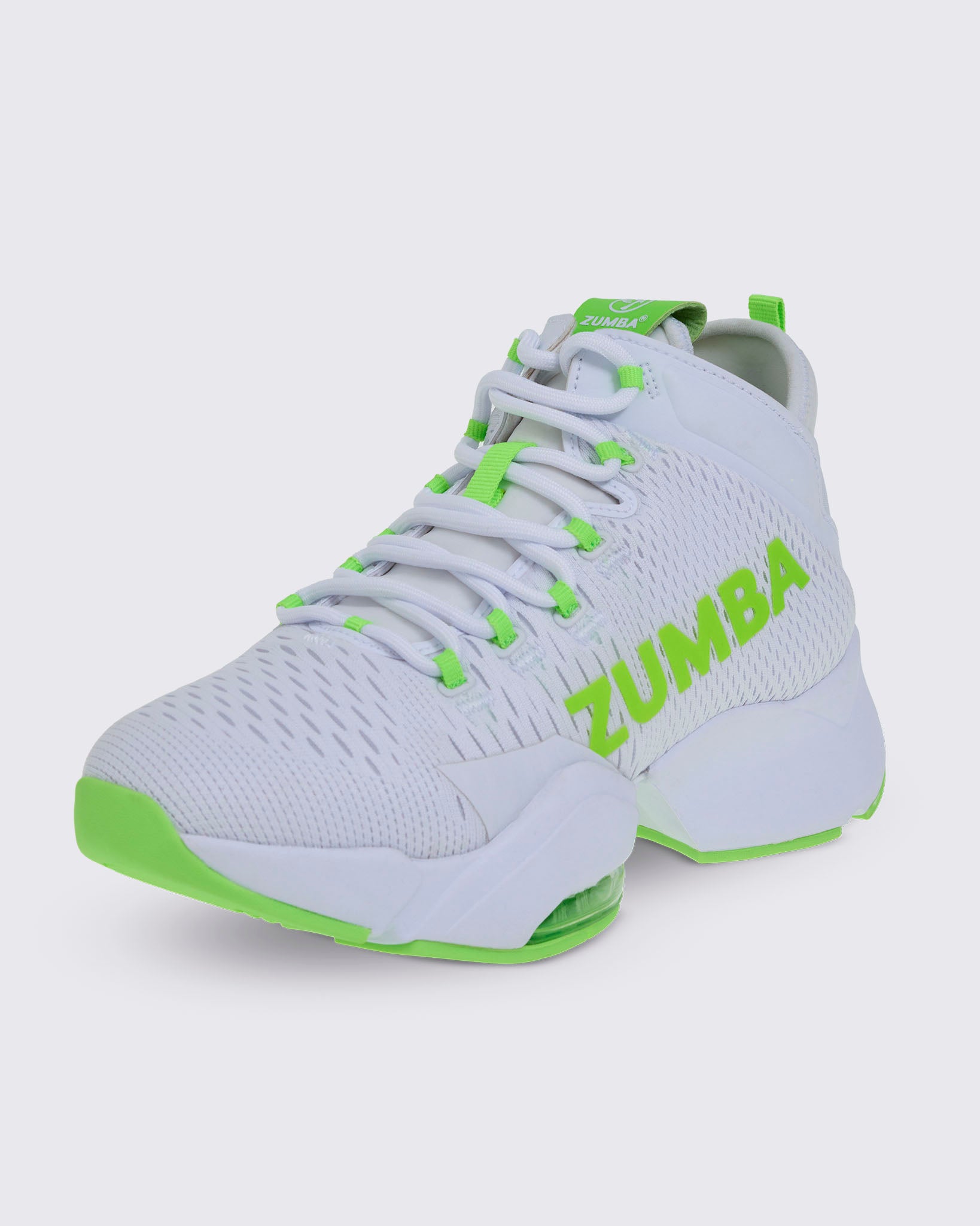 Zumba Air Stomp Funk 2.0 - White/Green – Zumba Wear | STRONG iD