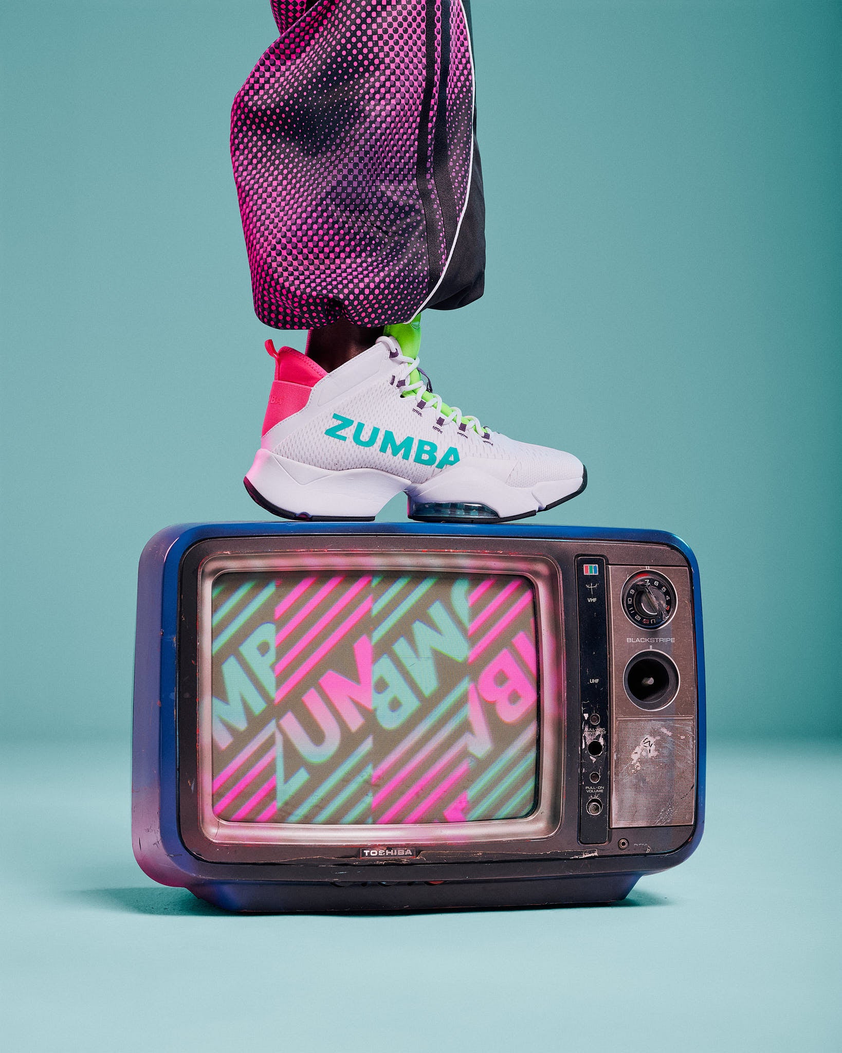 Zumba Air Stomp Funk 2.0 - White/Multi – Zumba Wear | STRONG iD