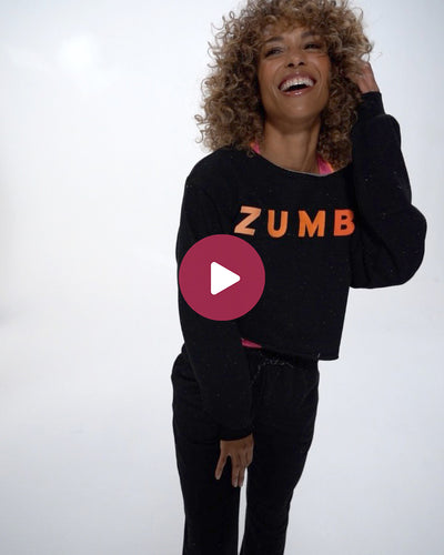 Zumba Move Crop Sweatshirt  3d model