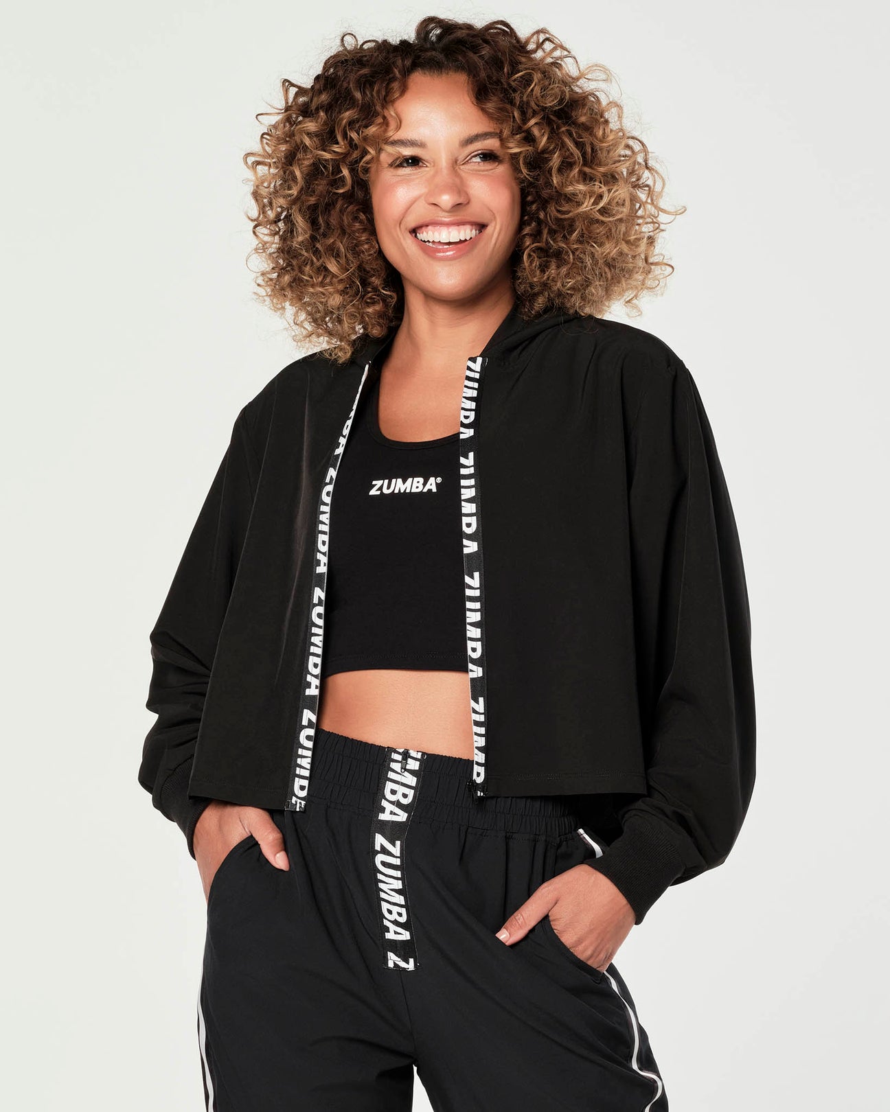Zip up hotsell crop jacket