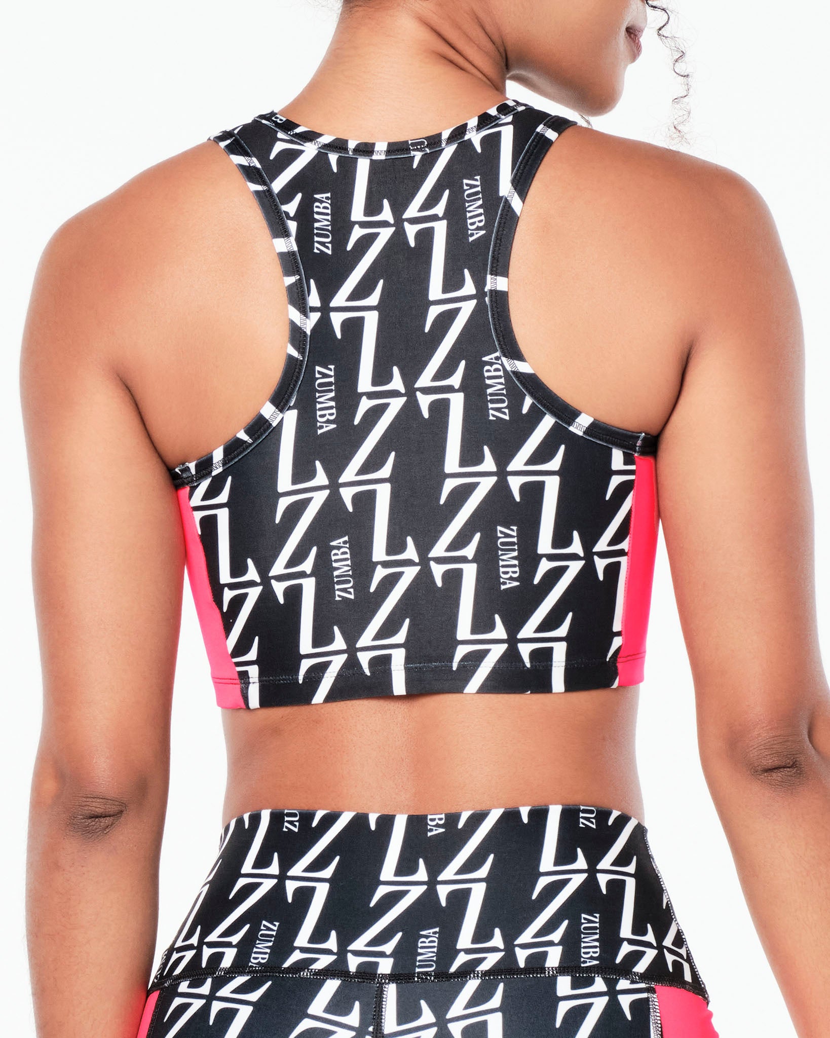 新作♪ズンバ Zumba Prep High Neck Crop Tank - Caution Zumba Prep High Neck Crop Tank - Pink Happy – Zumba Wear