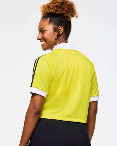 Victory V-Neck Crop Raglan Polo