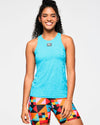 Zumba Rays High Neck Tank