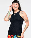 Zumba Rays High Neck Tank