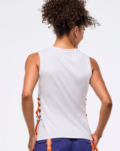 Zumba Libre Tank With Lace Up Detail