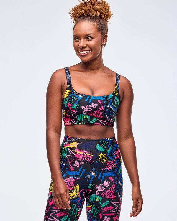 Sizzlin' Scoop Bra With Cross Back Straps