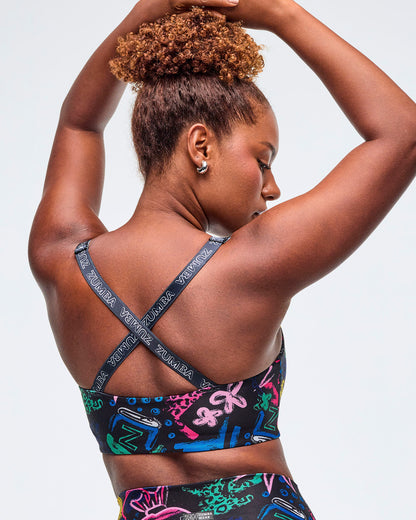 Sizzlin' Scoop Bra With Cross Back Straps