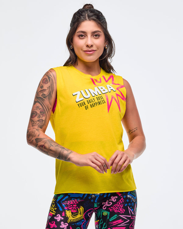 Sizzlin' Crew Neck Muscle Tank