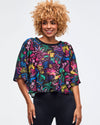 Sizzlin' Boxy Dolman Crop Top
