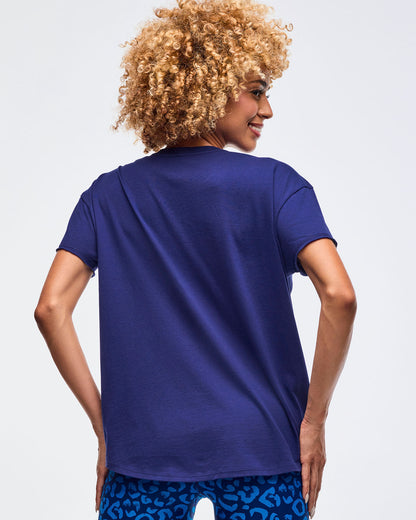 Sizzlin' High Low Crew Neck Top