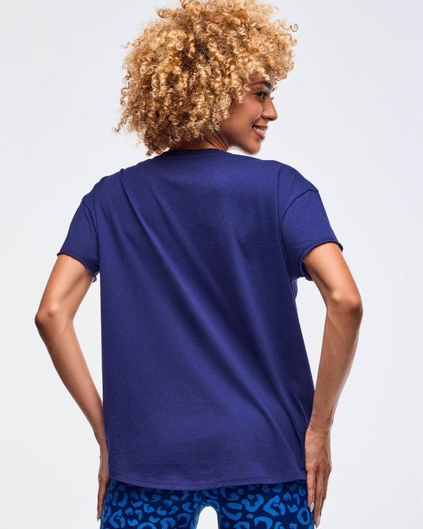 Sizzlin' High Low Crew Neck Top