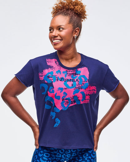 Sizzlin' High Low Crew Neck Top