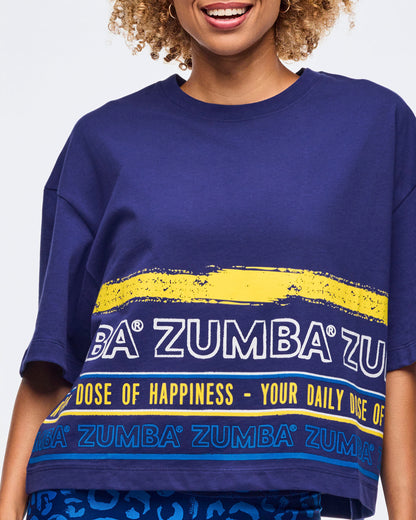 Sizzlin' Oversized Boxy Crop Top