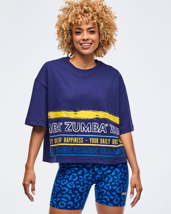 Sizzlin' Oversized Boxy Crop Top