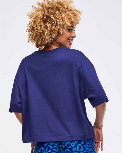 Sizzlin' Oversized Boxy Crop Top