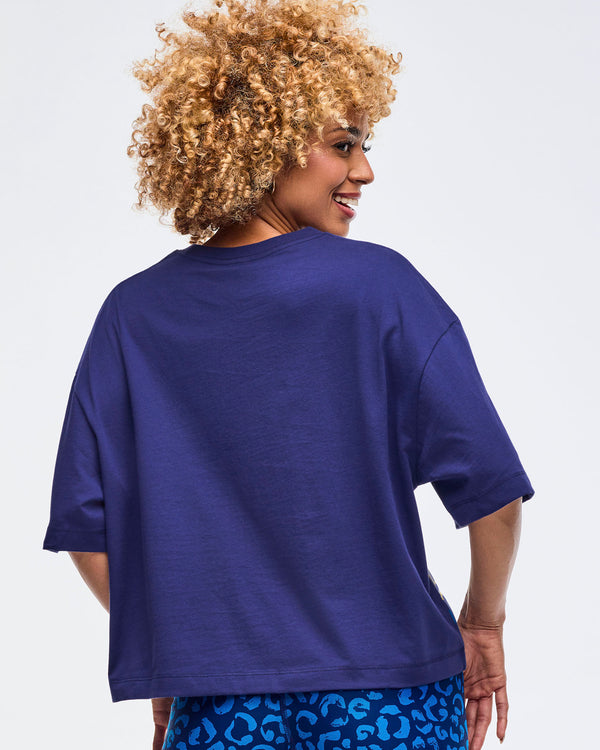 Sizzlin' Oversized Boxy Crop Top