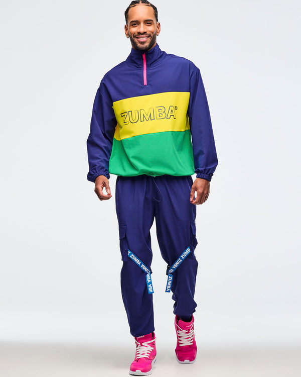 Sizzlin' Half-Zip Oversized Pullover Jacket