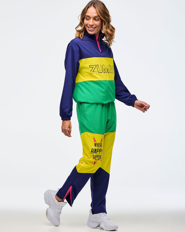 Sizzlin' Half-Zip Oversized Pullover Jacket