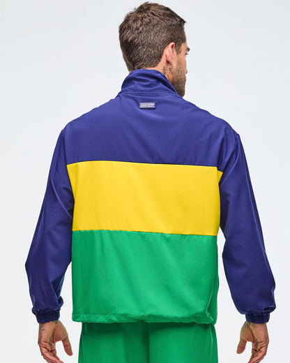 Sizzlin' Half-Zip Oversized Pullover Jacket