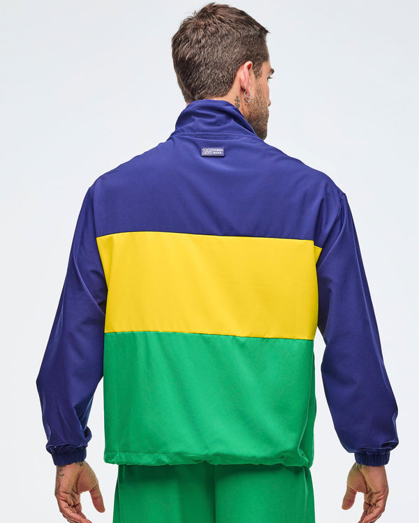 Sizzlin' Half-Zip Oversized Pullover Jacket