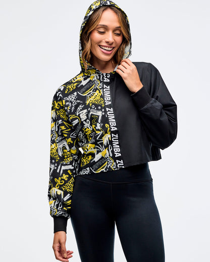 Sizzlin' Woven Zip-Up Hoodie