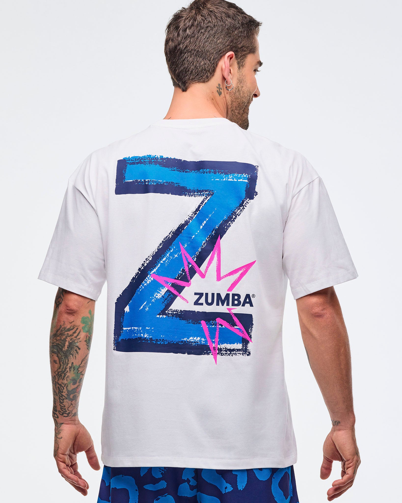 Sizzlin' Oversized Drop Shoulder Tee – Zumba Wear | STRONG iD