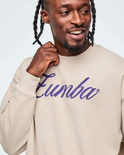 Class of 2001 Oversized Pullover Waffle Sweatshirt