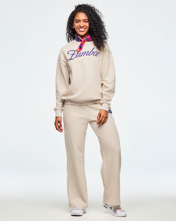 Class of 2001 Oversized Pullover Waffle Sweatshirt