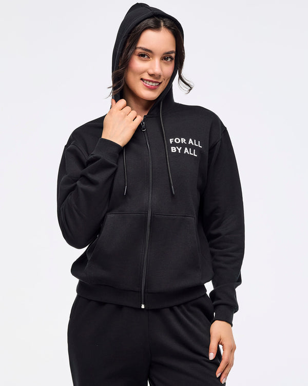 Zumba Multicolor Logo Zip-Up Hoodie