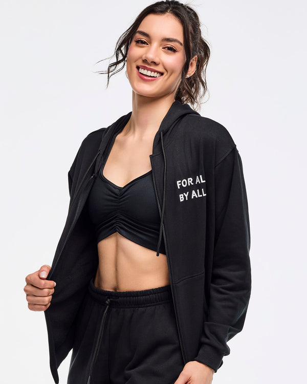 Zumba Multicolor Logo Zip-Up Hoodie