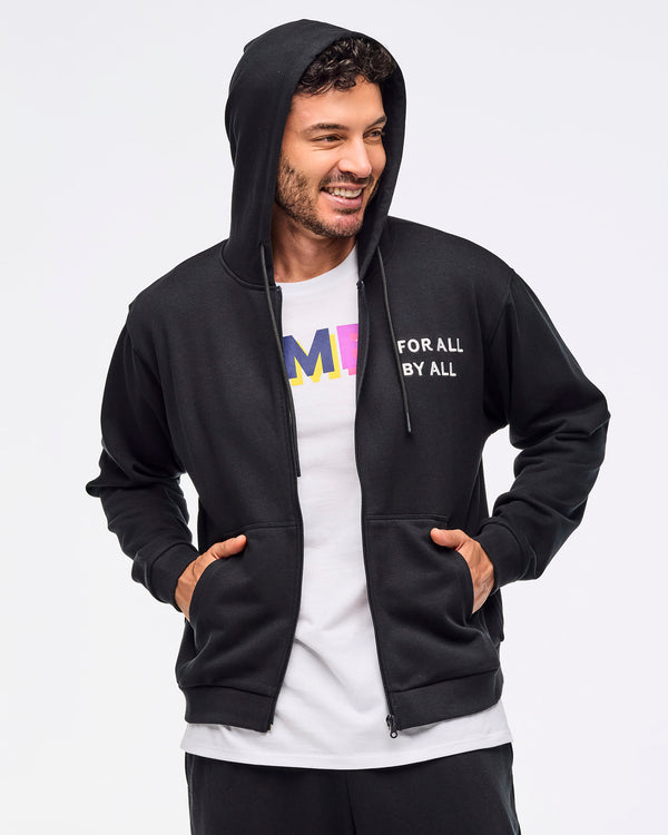 Zumba Multicolor Logo Zip-Up Hoodie