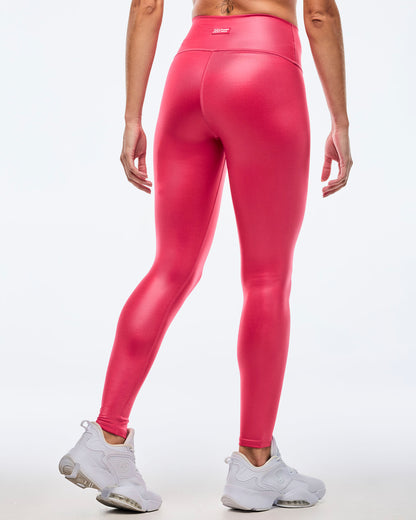 Apres Zumba Shiny High Waisted Ankle Leggings