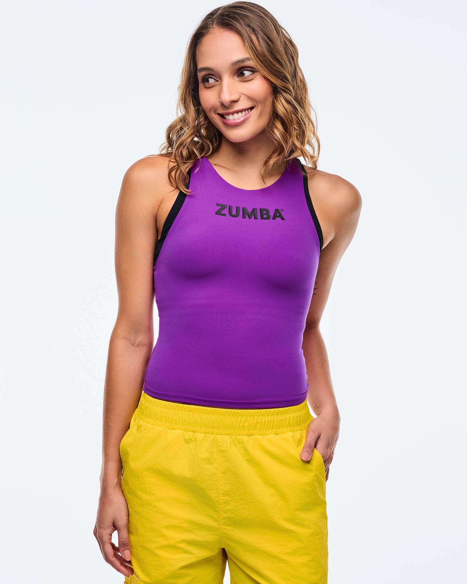 Apres Zumba High Neck Colorblock Tank – Zumba Wear | STRONG iD
