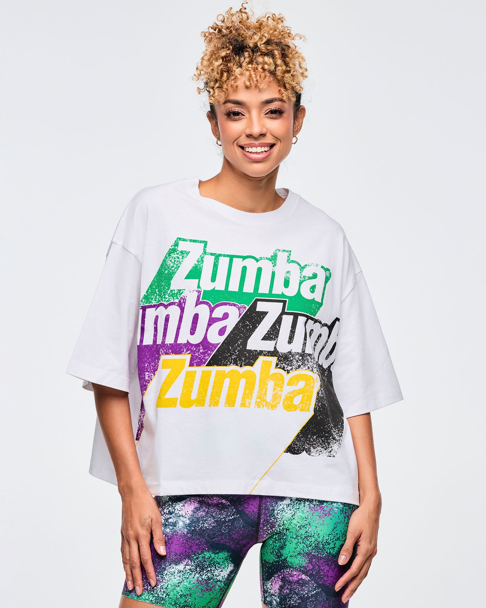 Apres Zumba Oversized Boxy Crop Top – Zumba Wear | STRONG iD