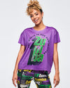 Apres Zumba High Low Crew Neck Top