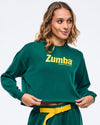 Apres Zumba Modal Long Sleeve Oversized Crop Top