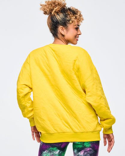 Apres Zumba Oversized Pullover Sweatshirt