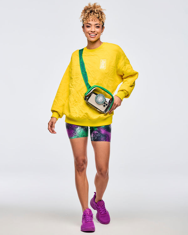 Apres Zumba Oversized Pullover Sweatshirt