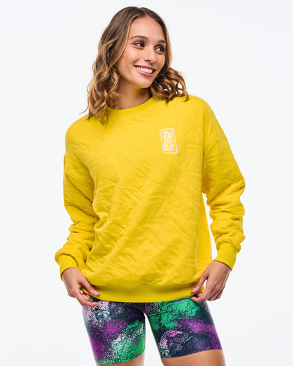 Apres Zumba Oversized Pullover Sweatshirt