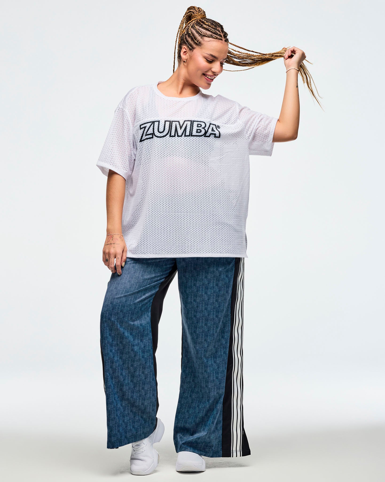 ZUMBA 正規品　新品 Zumba Libre Boxy Mesh Top With Side Slits – Zumba Wear