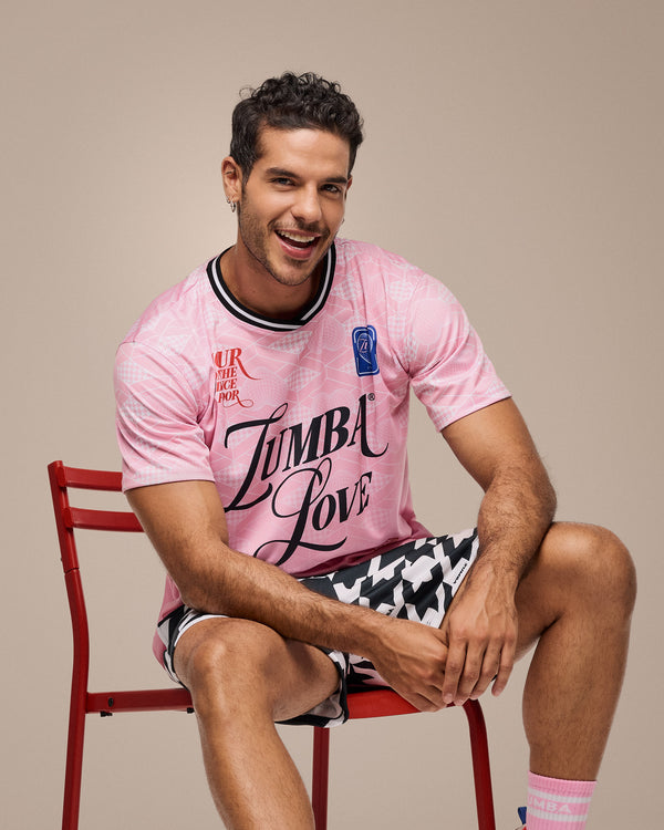 Zumba Amour Crew Neck Athletic Jersey