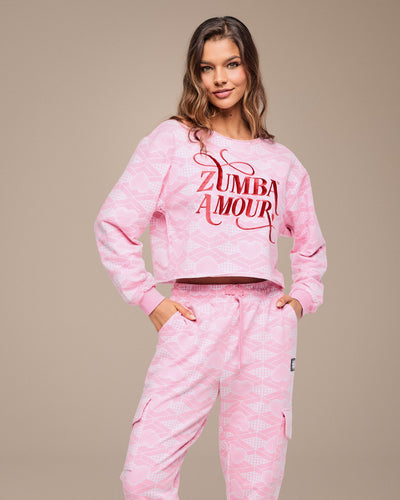 Zumba Amour Cropped Sweatshirt
